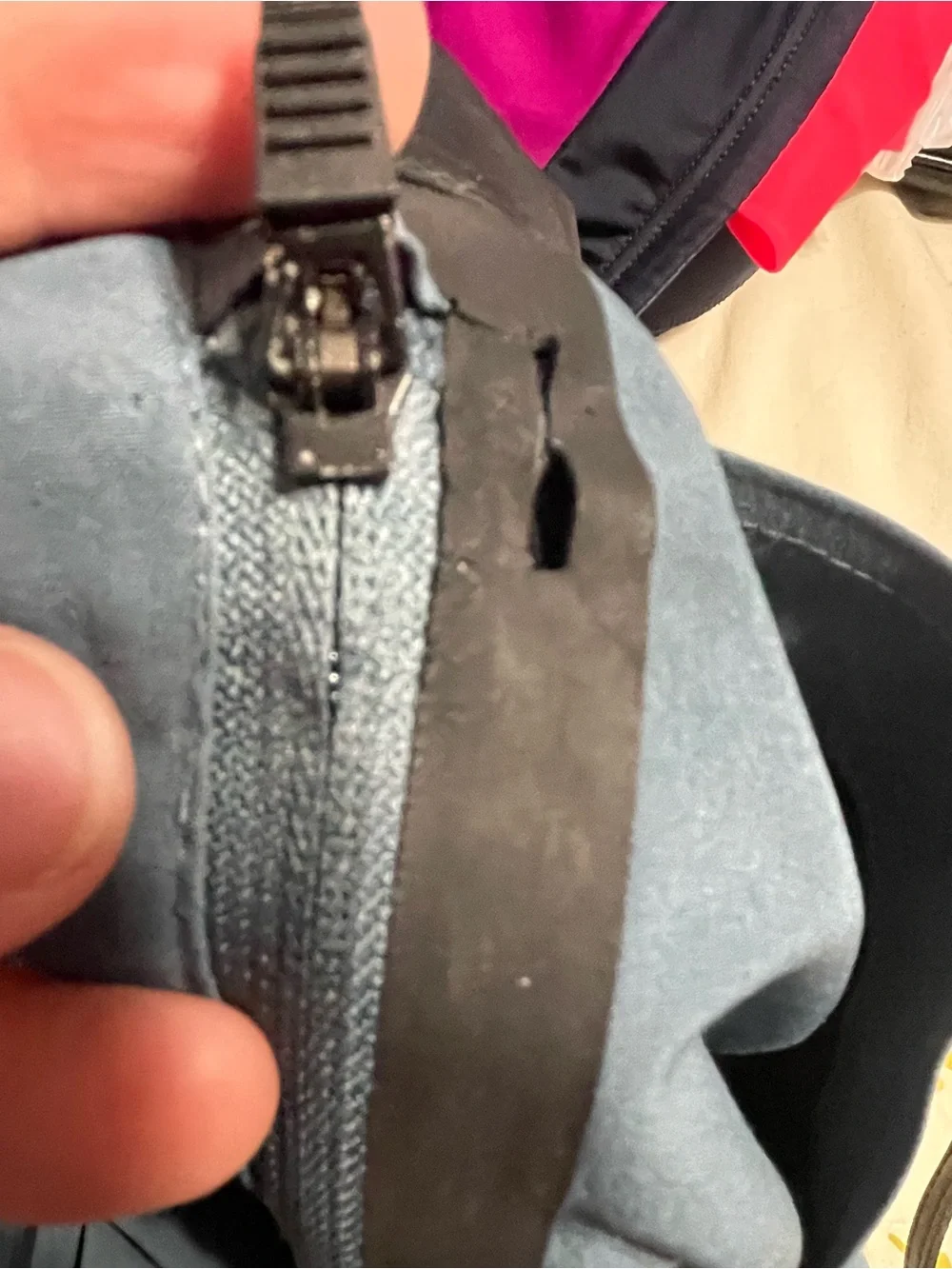 Ten Thousand Slate Blue Athletic Shorts with Black Waistband